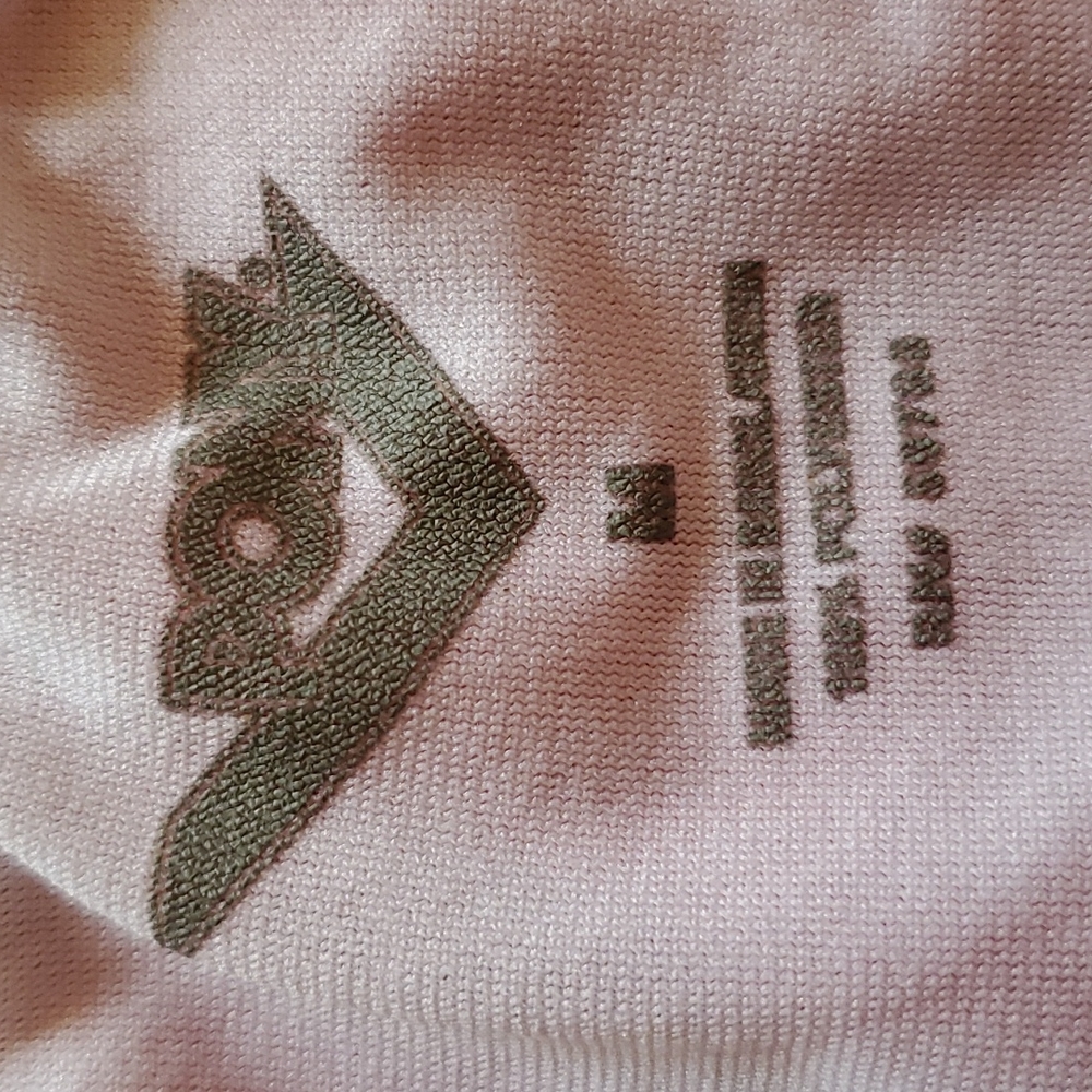 Pink Athletic Shorts with very subtle polka dots - Picture 5 of 6
